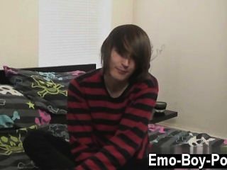 Hot Gay Hot Emo Fellow Mikey Red Has Never Done Porn Before! Homoemo Is