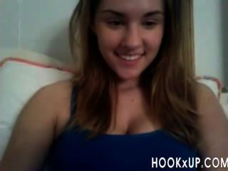 Hot Brunette Teasing - Hookxup_com