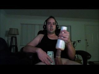 Thick Long Cock Cums Twice With Fleshlight