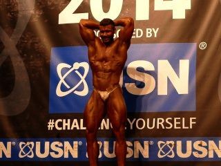 Musclebull Fabian Mayr - Competitor No 66 - Class 1 - Nabba Universe 2014