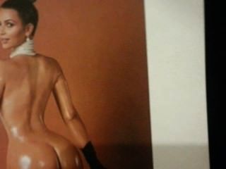 Kim Kardashian Ass Cum Tribute