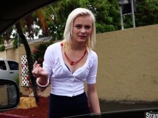 Teen Maddy Rose Fucks A Stranger While Waiting For Her Car