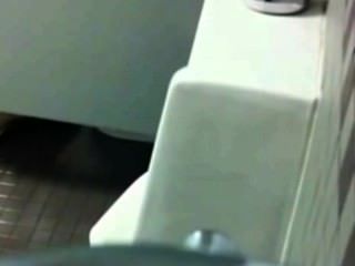 Spycam In A Public College Washroom, Pissing And Jerking