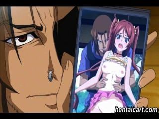 Redhead Anime Babe Poked Hard From Behind
